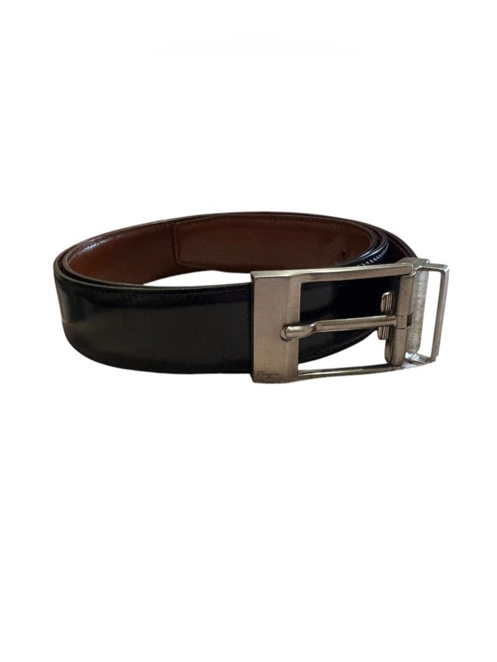 Salvatore Ferragamo Reversible Black - brown Leather Belt